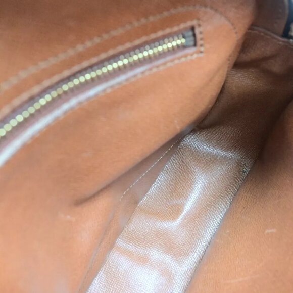 LOUIS VUITTON Senlis Shoulder Bag Monogram Leather Brown France M51222 87ED702 - Picture 3 of 16